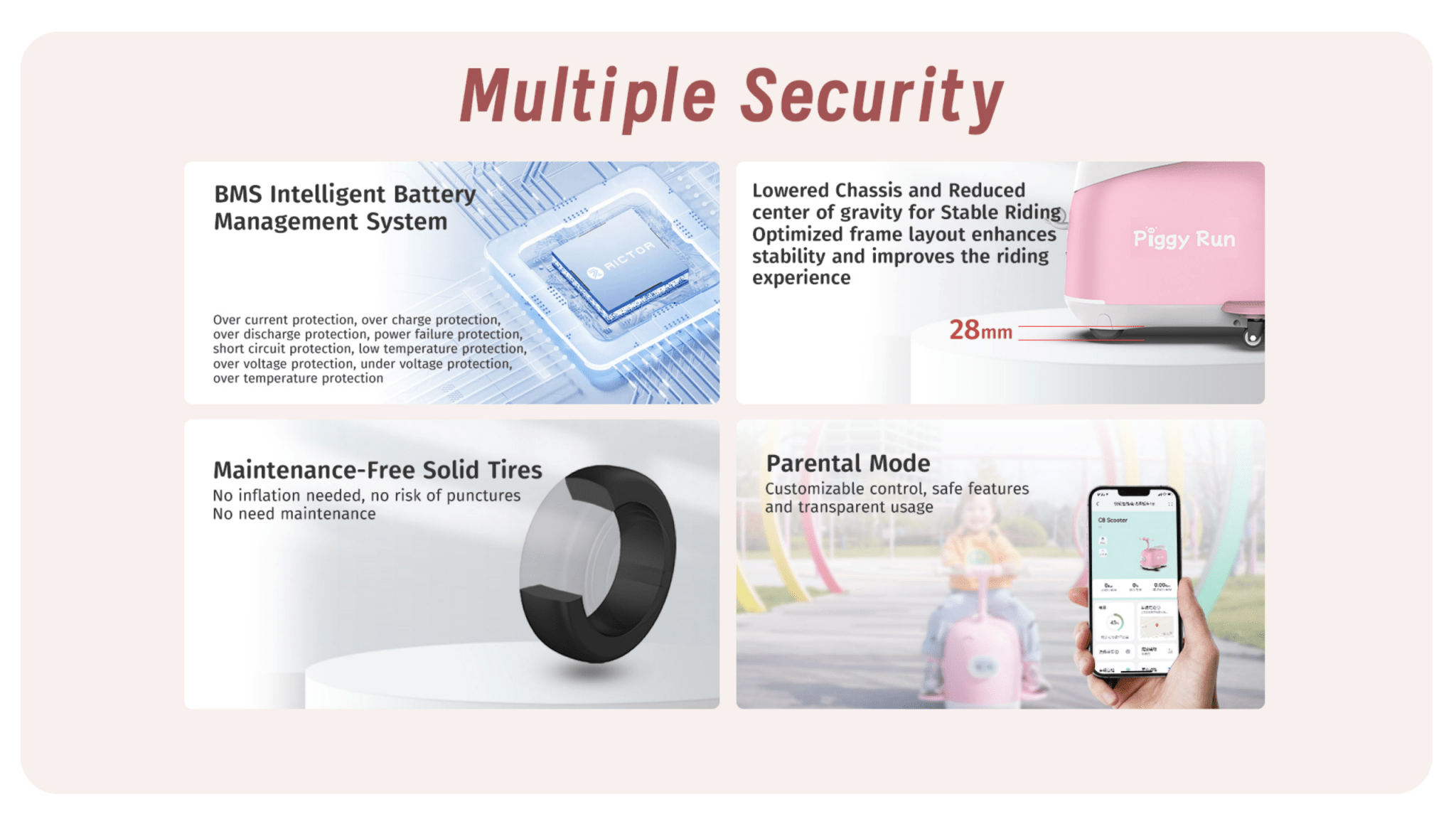 Piggy Run C8 Kids Ride On Drift Scooter - EVORIDE CANADA